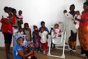 Staff and Children at the orphanage in Arusha